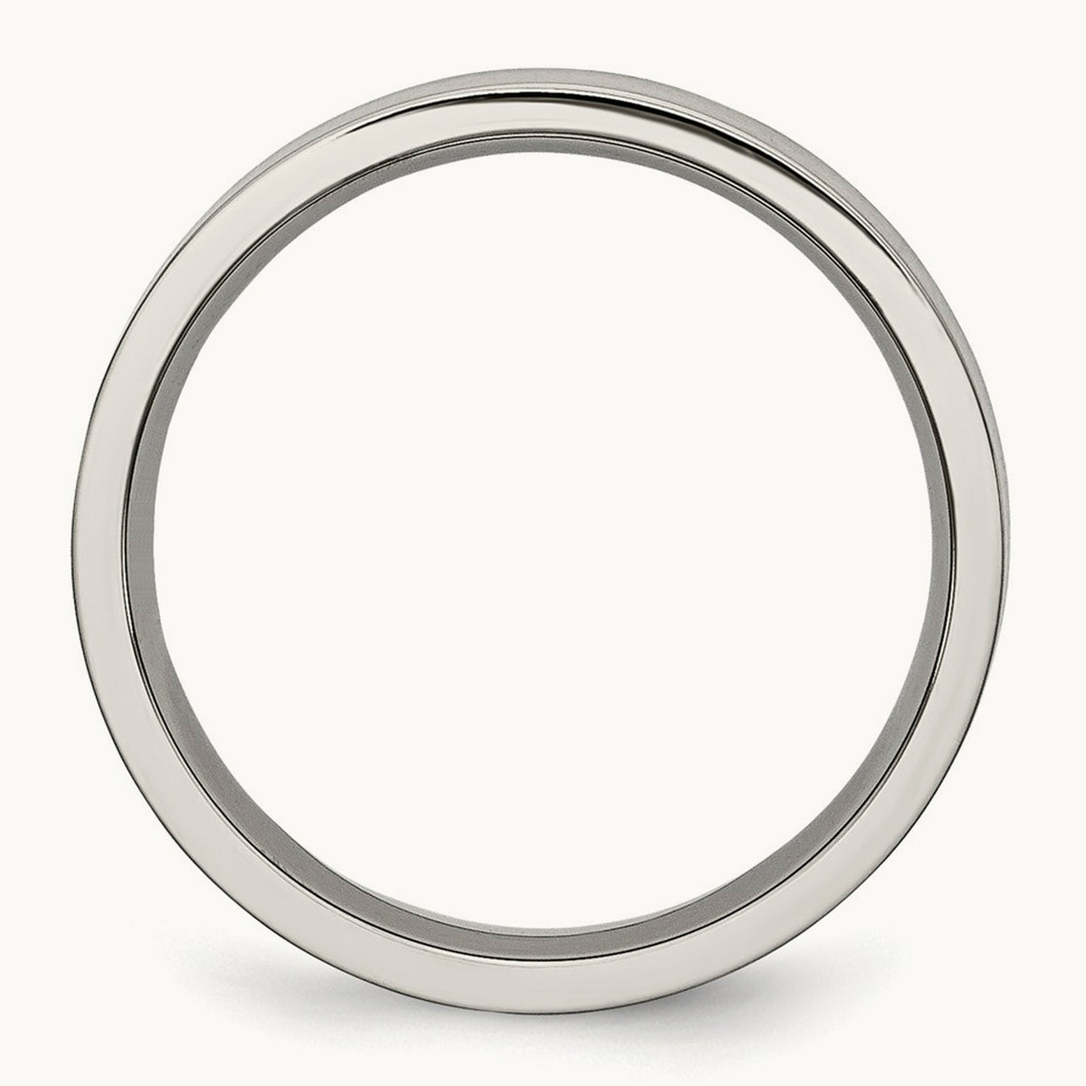 Titanium Flat 5mm Brushed Band