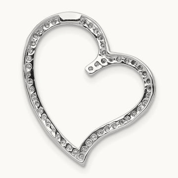 1/4ct. Diamond Heart Chain Slide — photo set