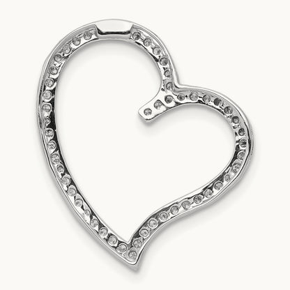 1/4ct. Diamond Heart Chain Slide — photo set