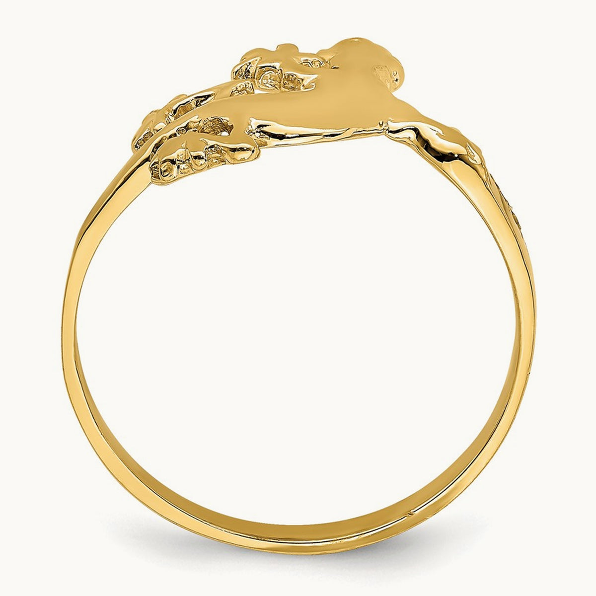 Lizard Ring, 14K