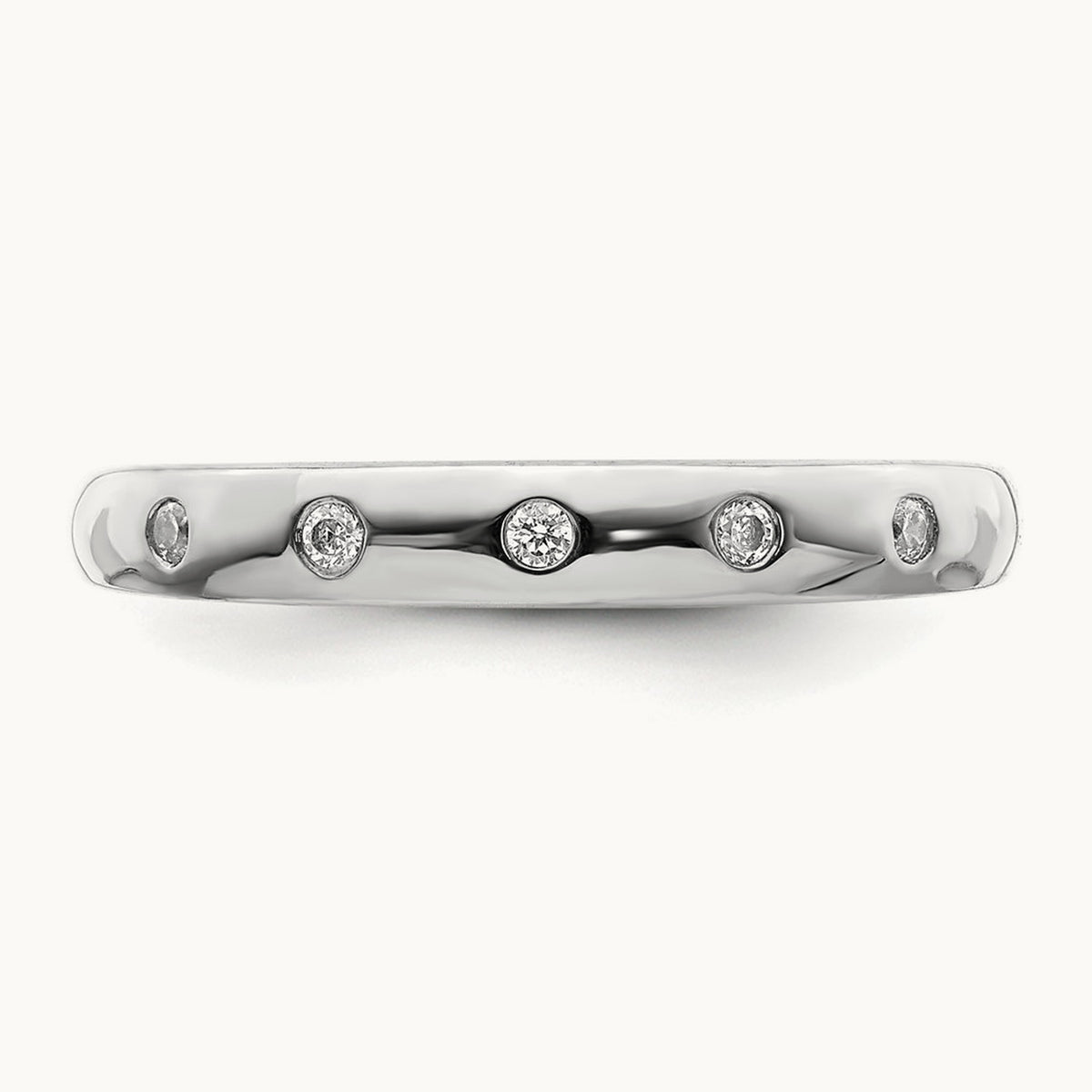 5-stone Diamond Ring — 14K Yellow Gold, 7