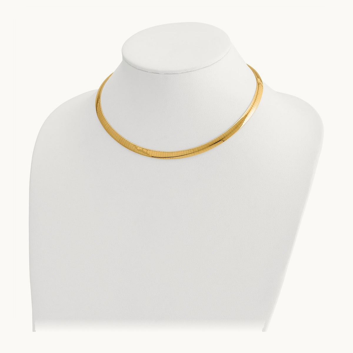 Lt Reversible Omega with extender Necklace — 16mm, 6mm