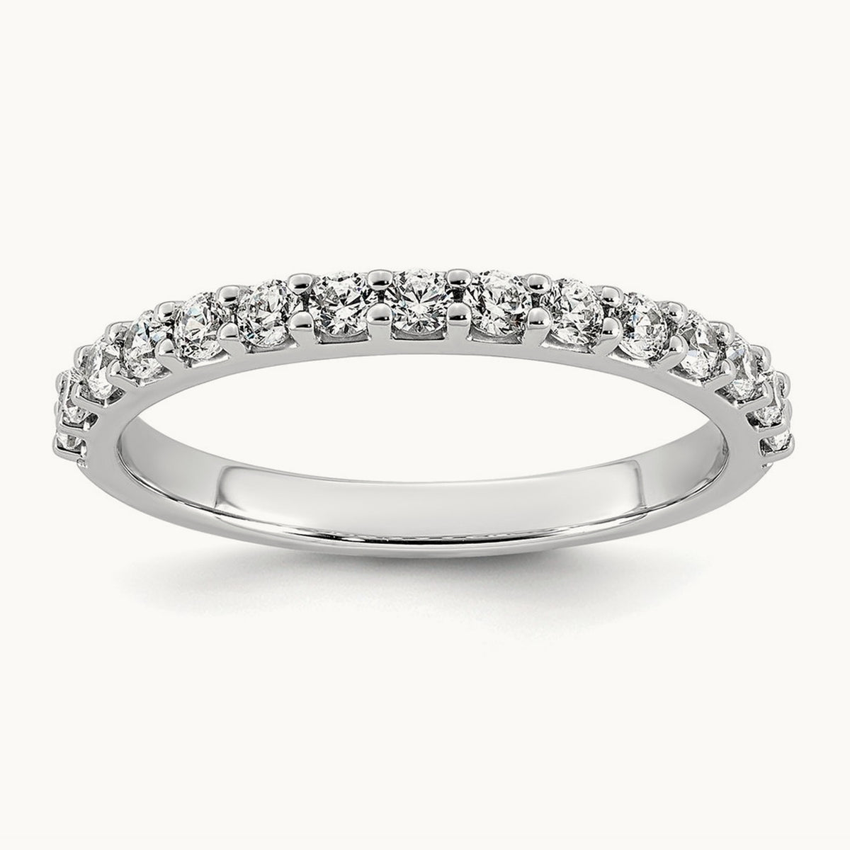 15 Stone Band, 0.50-0.75 ct tw Lab-Grown Diamond