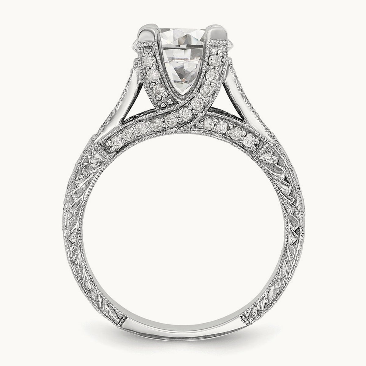 Semi-Mount Engagement Ring, 0.25 ct tw