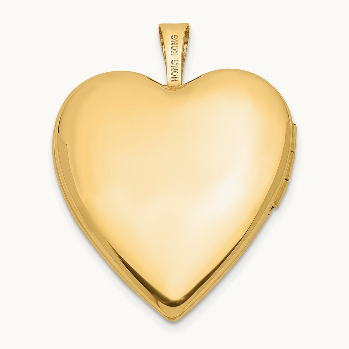 Diamond Heart Locket — 14K Yellow Gold