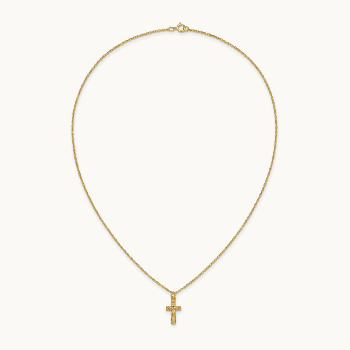Black Hills Gold Cross Necklace
