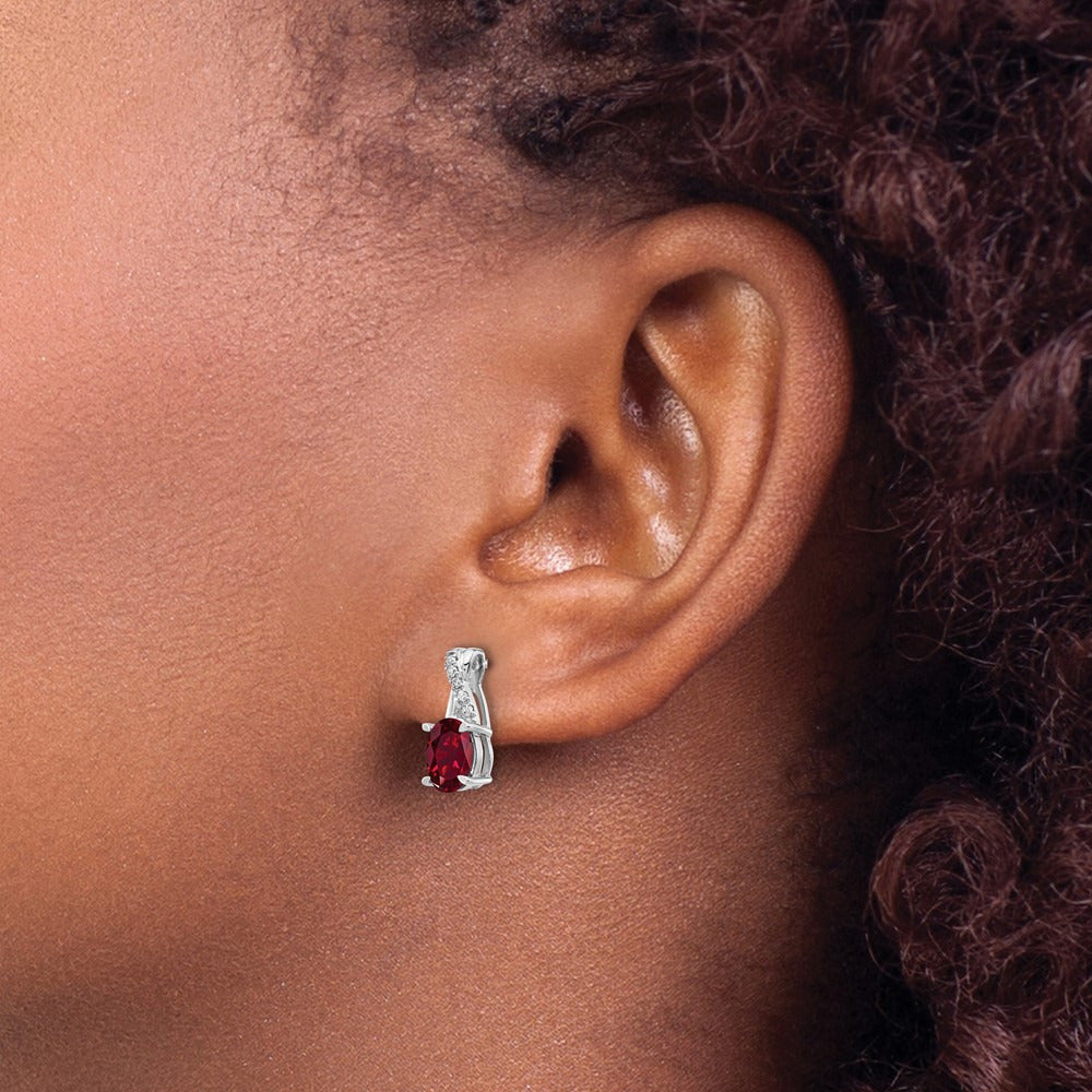 Ruby and Diamond Earrings — photo set