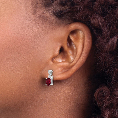 Ruby and Diamond Earrings — photo set