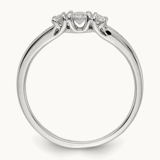 Diamond Ring, 14K White Gold