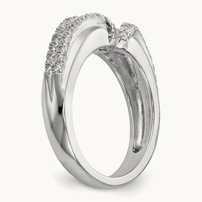 Peg Set Semi-Mount Engagement Ring, 0.50 ct tw