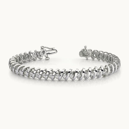Tennis Bracelet, 2.00 ct tw Lab-Grown Diamond