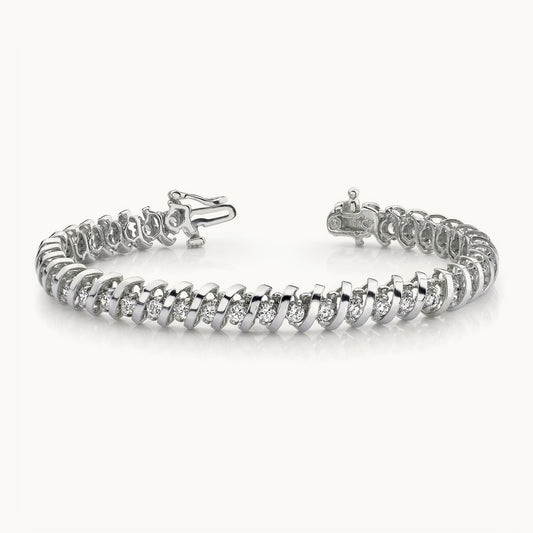 Tennis Bracelet, 2.00 ct tw Lab-Grown Diamond