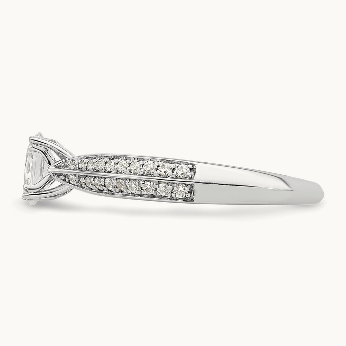 Oval Semi-Mount Engagement Ring, 1/2-2 ct