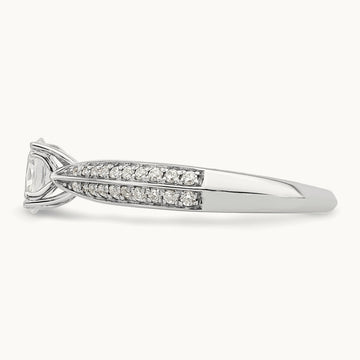 Oval Semi-Mount Engagement Ring, 1/2-2 ct