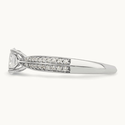 Oval Semi-Mount Engagement Ring, 1/2-2 ct