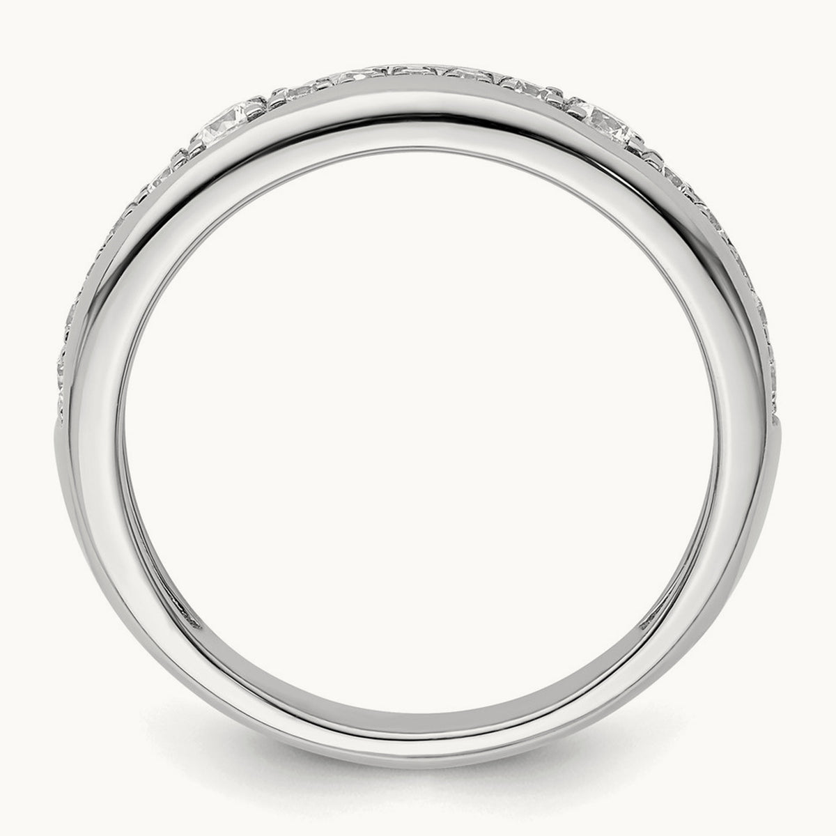 Fashion Band, 0.25 ct tw Lab-Grown Diamond — 14K White Gold
