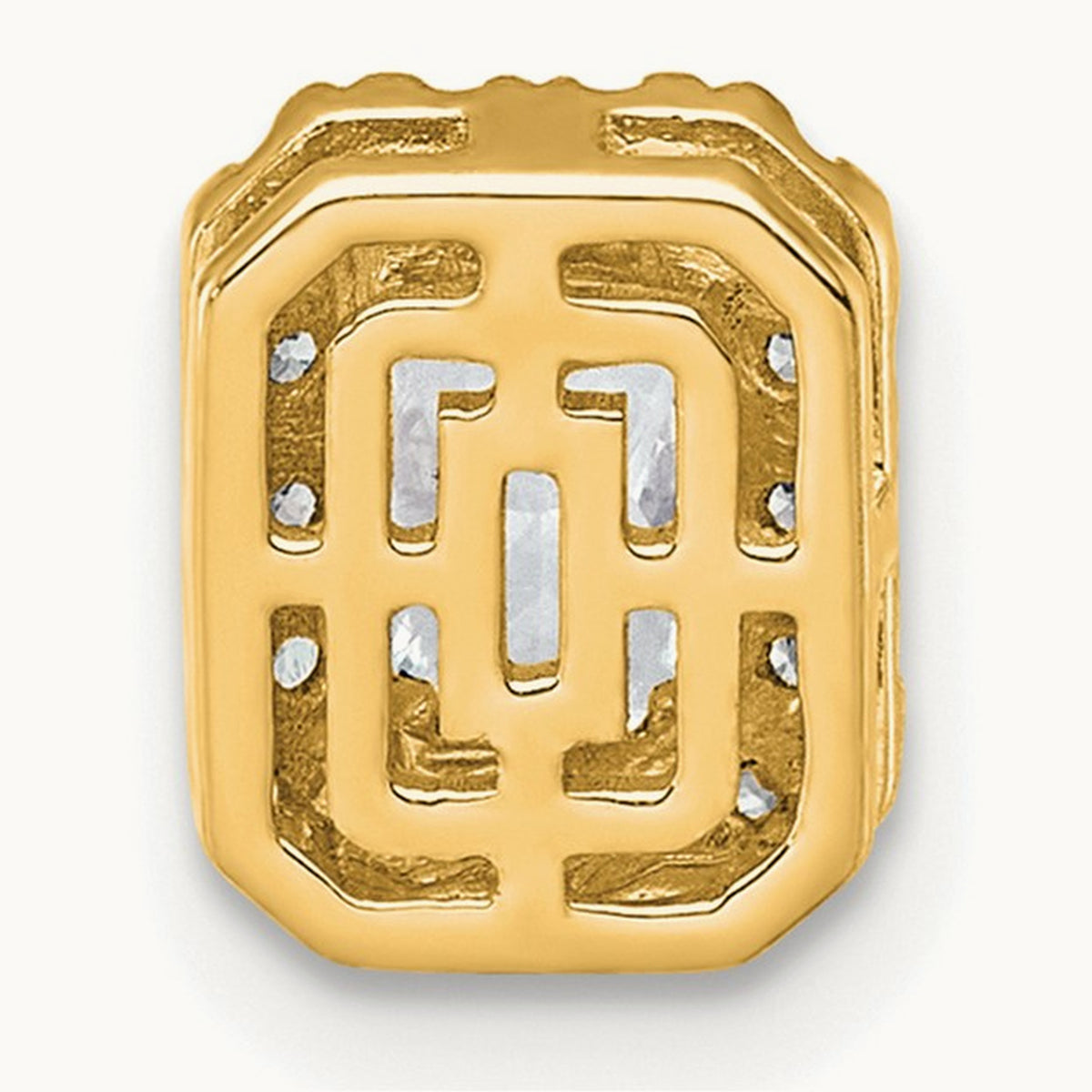Radiant Halo Chain Slide, 0.25-5.50 ct tw Lab-Grown Diamond — 5/8 ct, VS (Best), 14K Yellow Gold