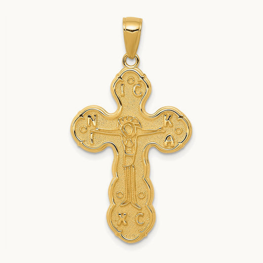 Satin Crucifix Pendant — photo set