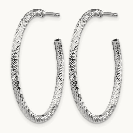 Rhod Radiant Essence D/C Post Dangle Earrings, Sterling Silver — Leslie's