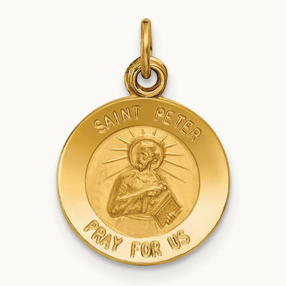 Saint Peter Medal Charm — 19mm