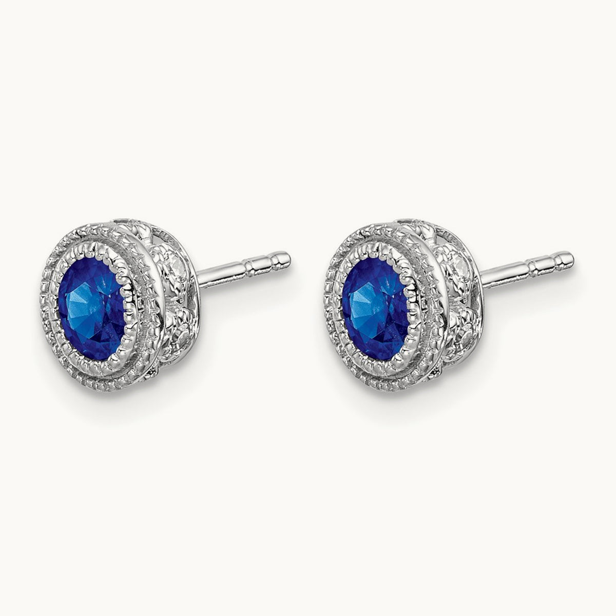 Sapphire and Diamond Earrings — photo set