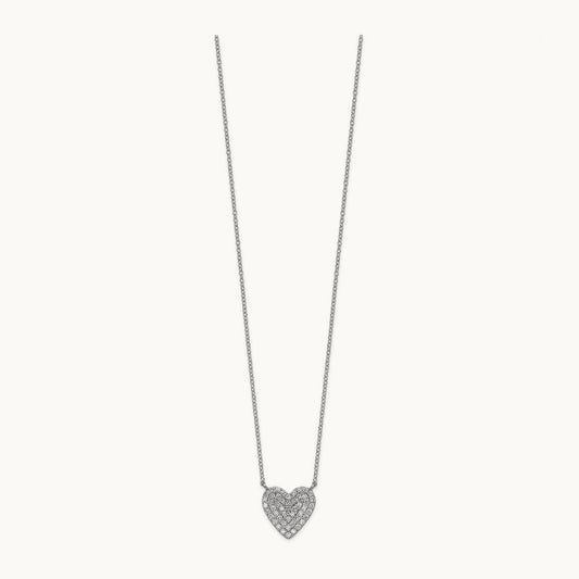 Heart Cluster Necklace, 1/2-1 1/2 ct Lab-Grown Diamond