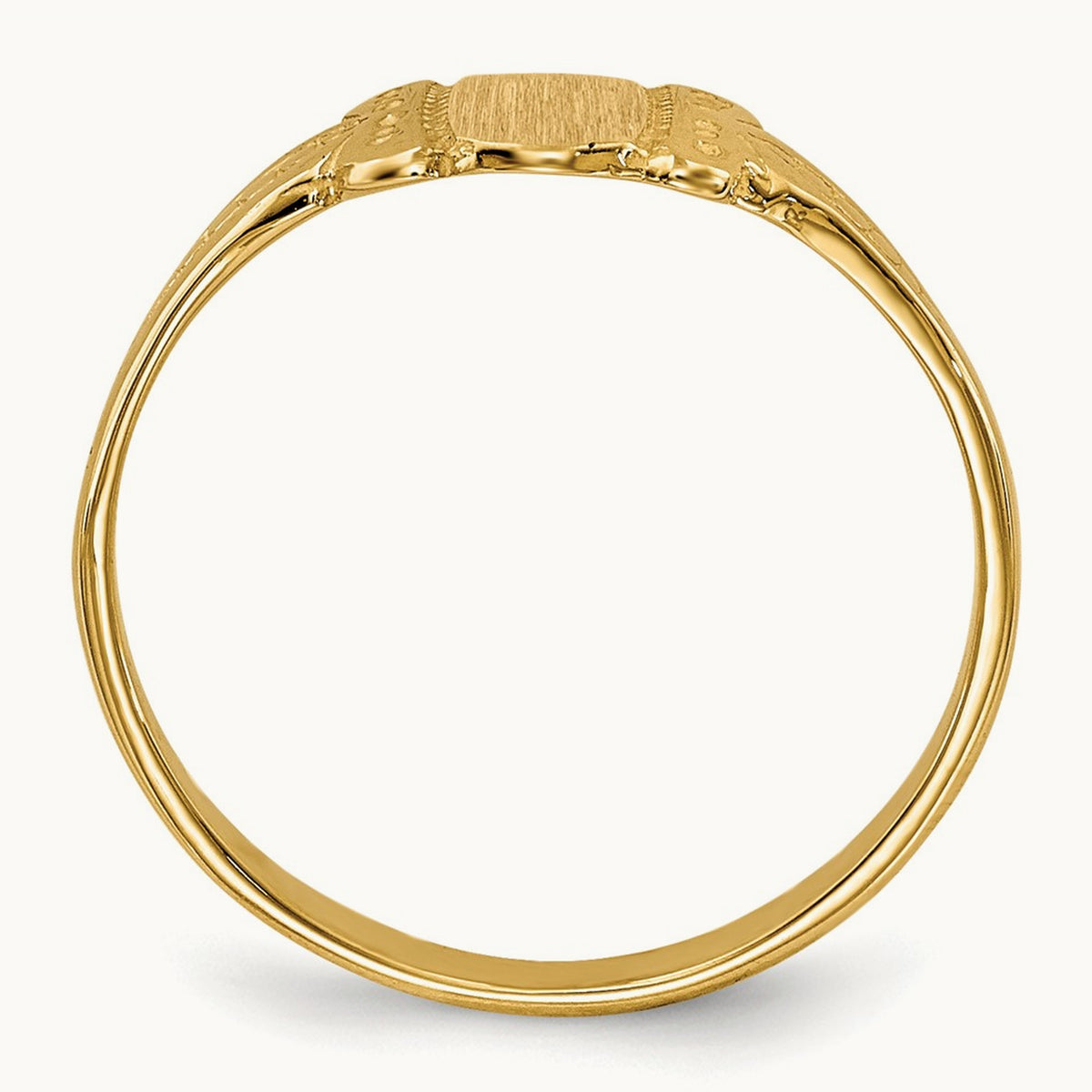 Childs Signet Ring, 14K