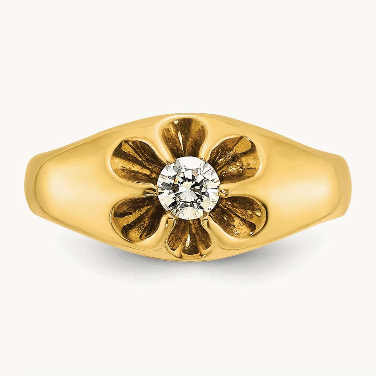 IBGoodman Men's Diamond Complete Ring, 14K