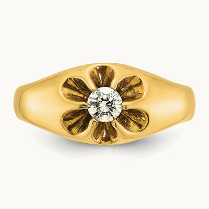 IBGoodman Men's Diamond Complete Ring, 14K