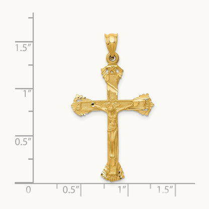 Crucifix Charm, 14K