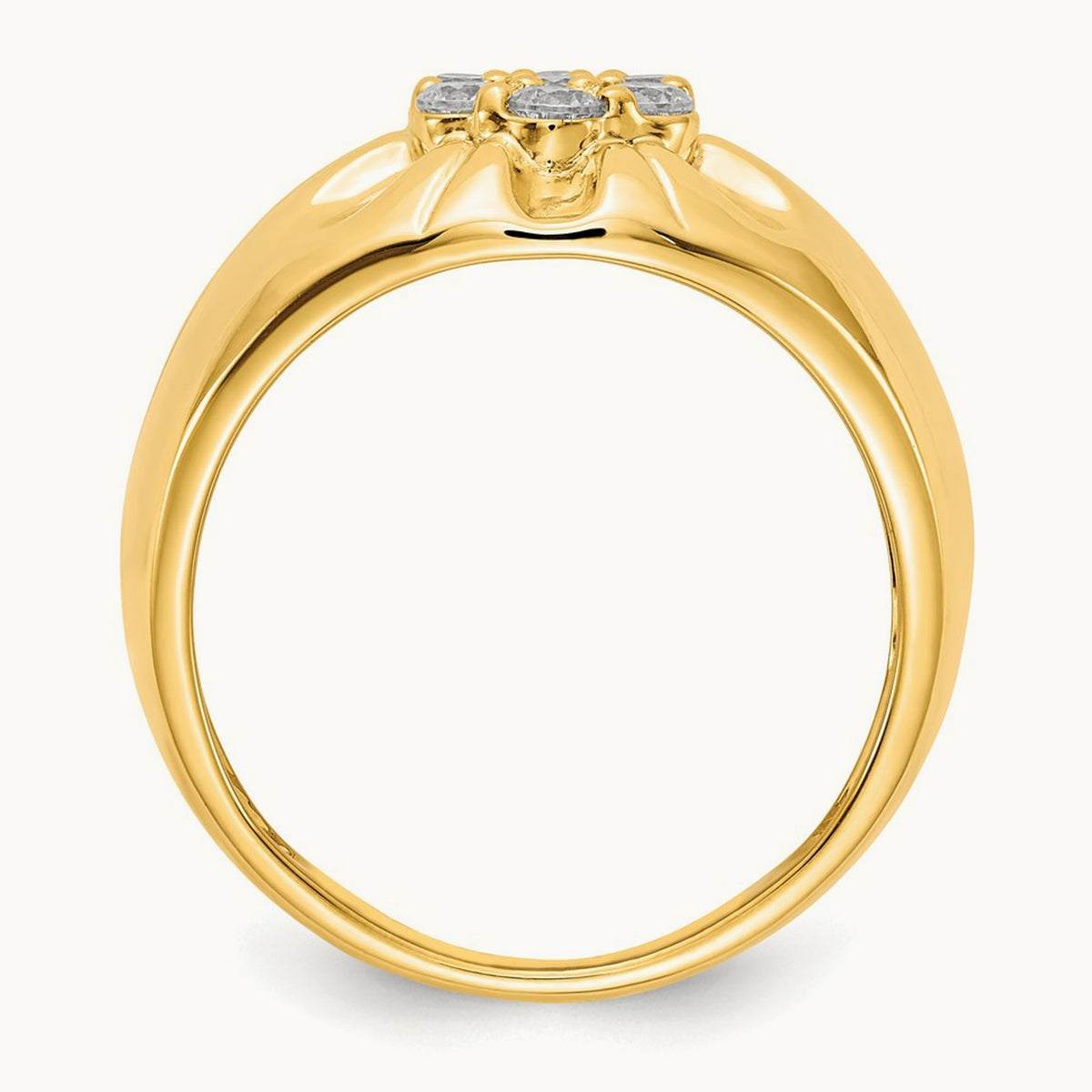 Diamond Mens Ring, 14K