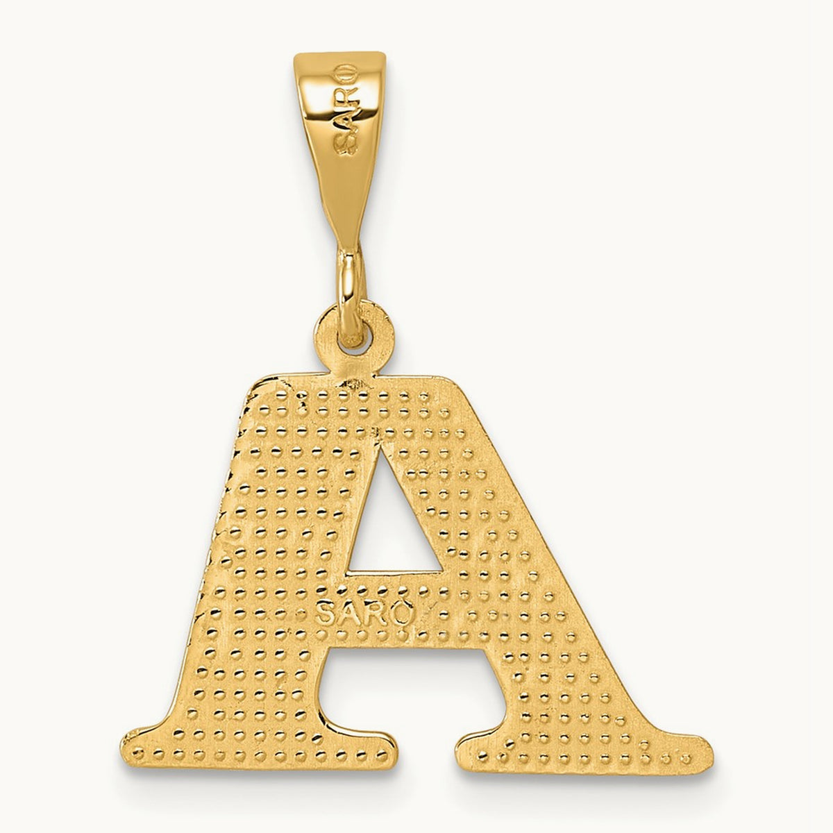 Textured Charm, 14K