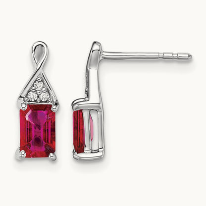 Ruby and Diamond Earrings — photo set