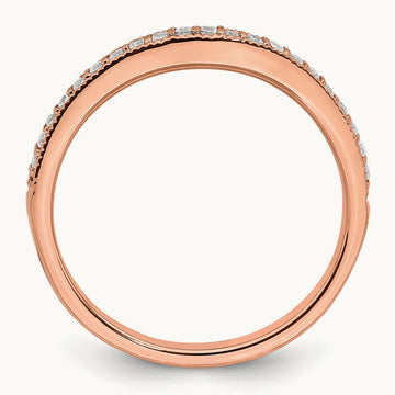 Matching Wedding Band, 0.15 ct tw