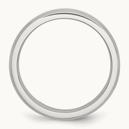 Cobalt Beveled Edge Satin Band — 6mm