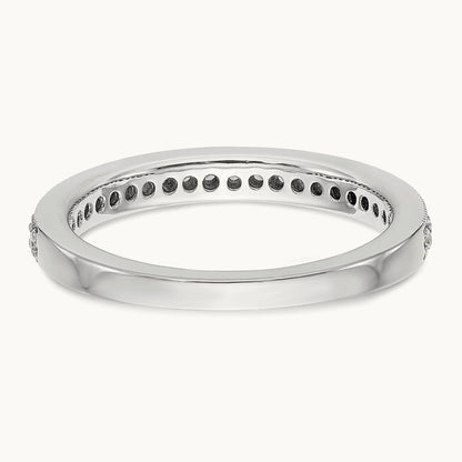 Diamond Band, 14K White Gold