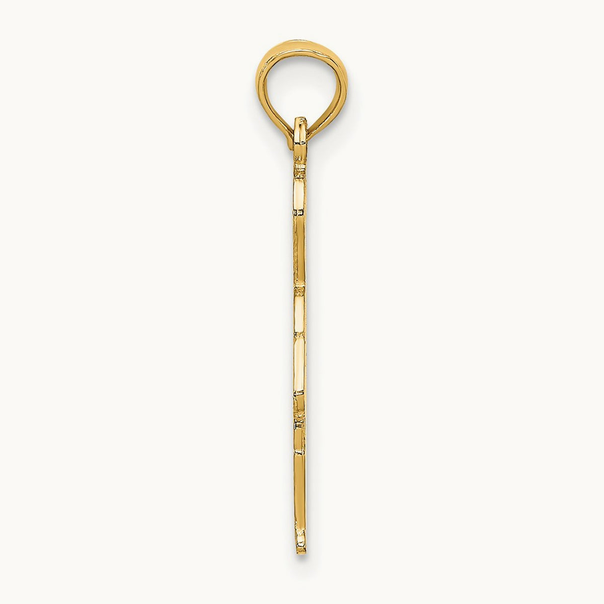 Little Boy Walking Charm, 14K
