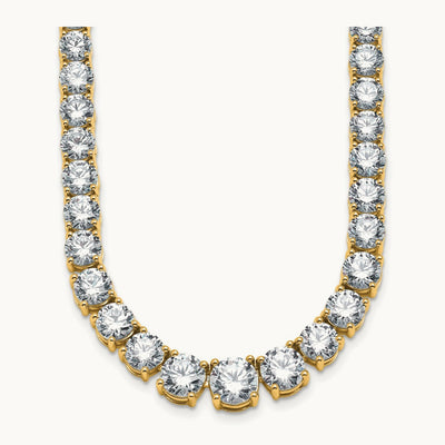 Graduated Tennis Necklace, 40.50 ct tw Lab-Grown Diamond