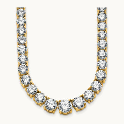 Graduated Tennis Necklace, 40.50 ct tw Lab-Grown Diamond