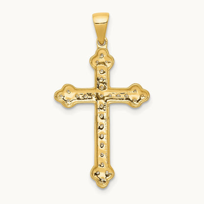 Cross Pendant, 0.10 ct tw Lab-Grown Diamond