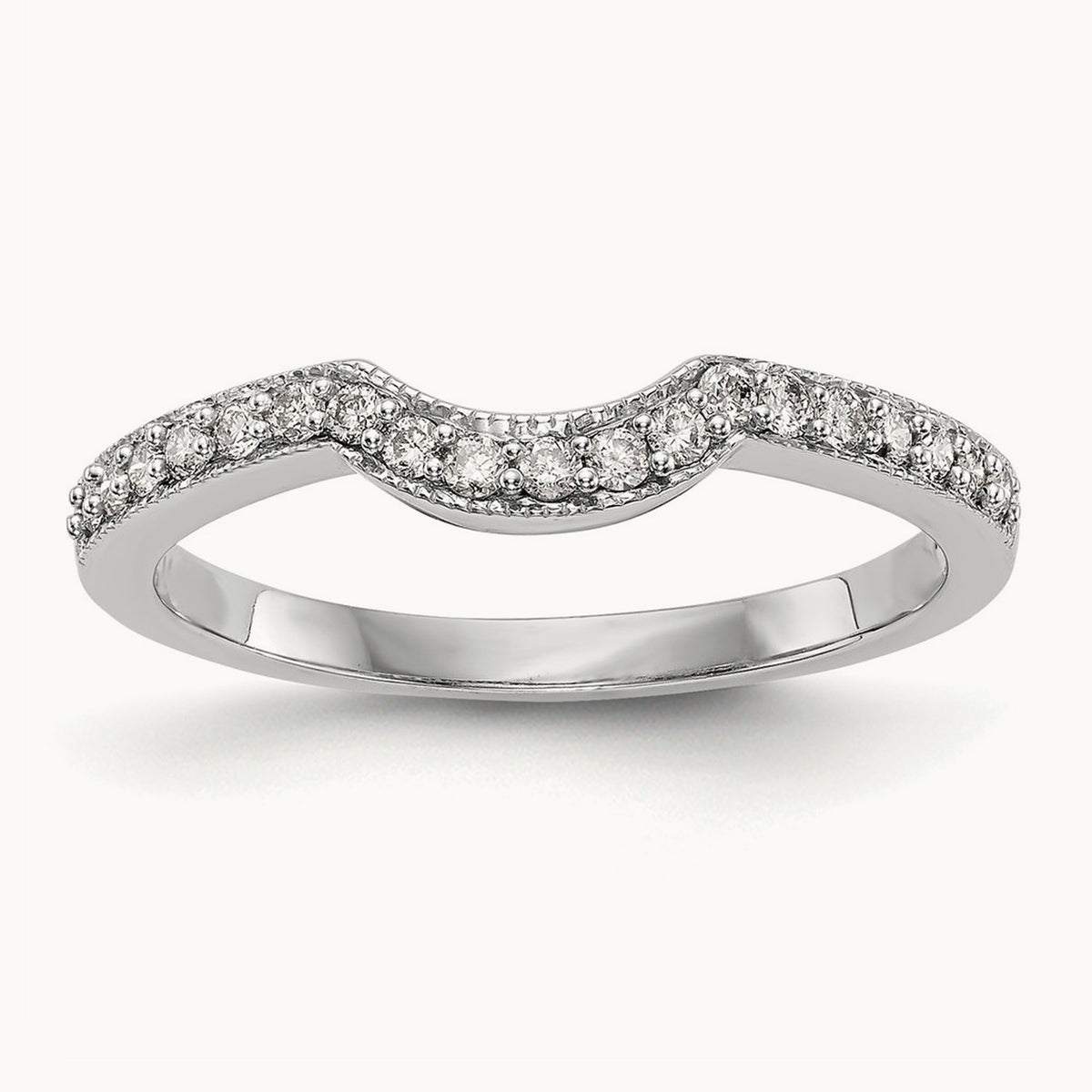 Diamond Band, 14K White Gold