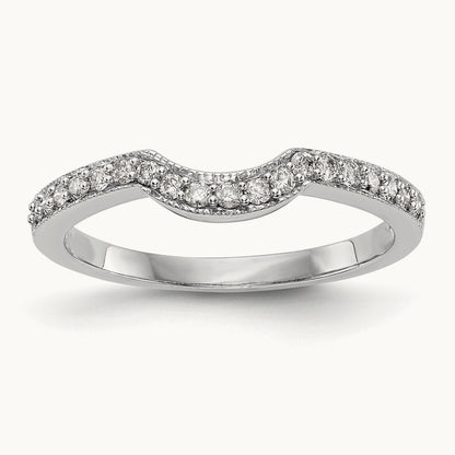 Diamond Band, 14K White Gold