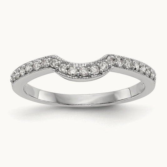 Diamond Band, 14K White Gold