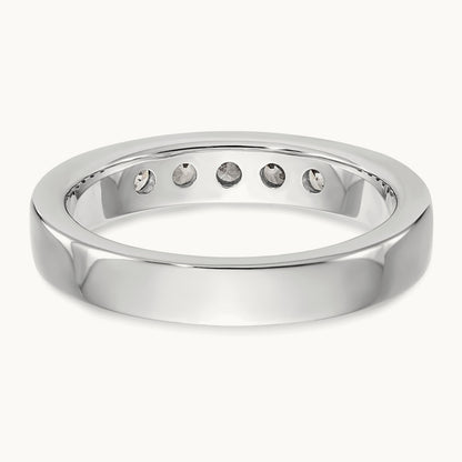 5-Stone Diamond Channel Band — 0.45 ct tw, 6