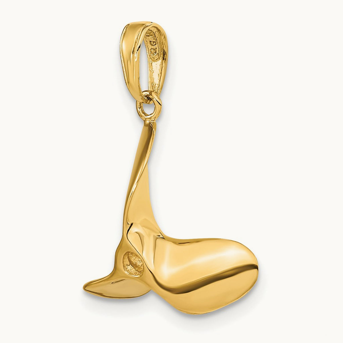 Polished 3-D Propeller Pendant — photo set