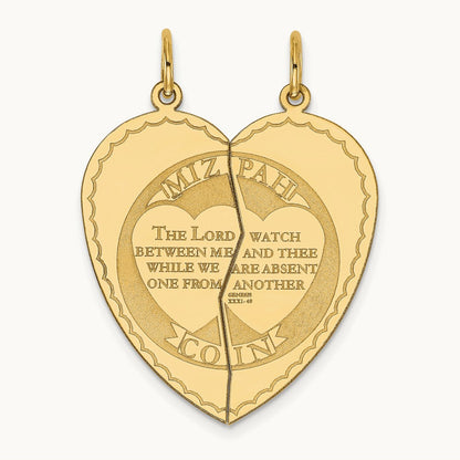 2-piece Mizpah Charm — photo set
