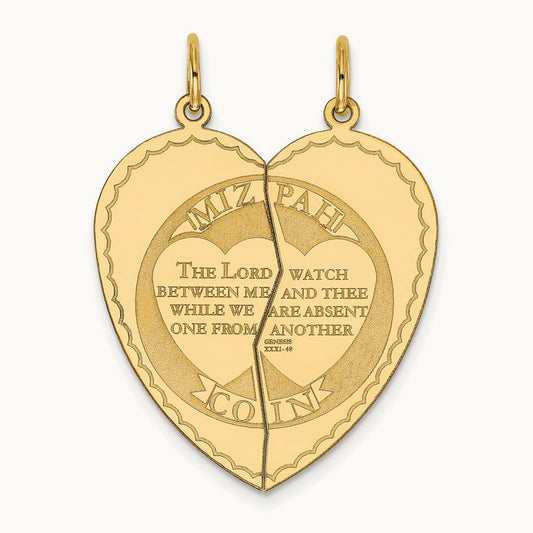 2-piece Mizpah Charm — photo set
