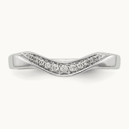 Diamond Band, 14K White Gold