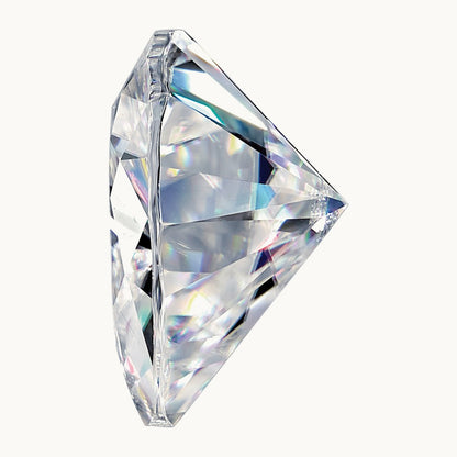 Heart Pure Light D-E-F Moissanite, 7mm