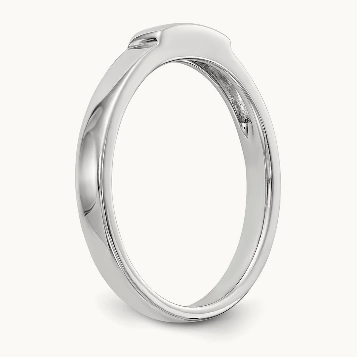 Wedding Band, 14K White Gold